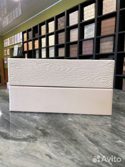 Керамический кирпич белый рустик жкз