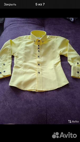 Рубашка новая праздничная детская 86-92