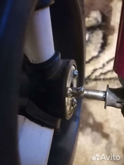 Велосипед коляска с ручкой