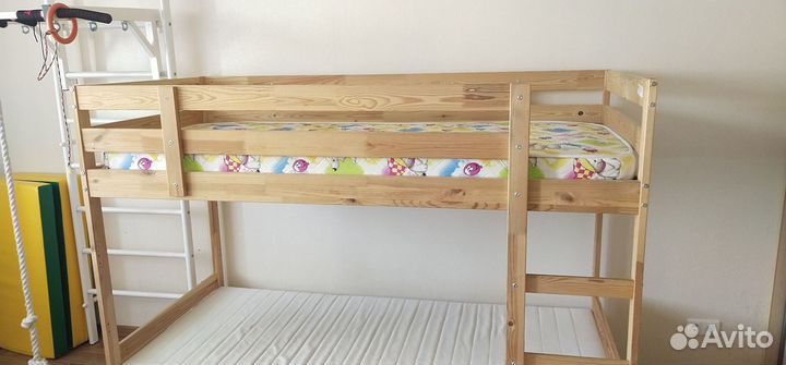 Двухъярусная кровать IKEA мидал IKEA
