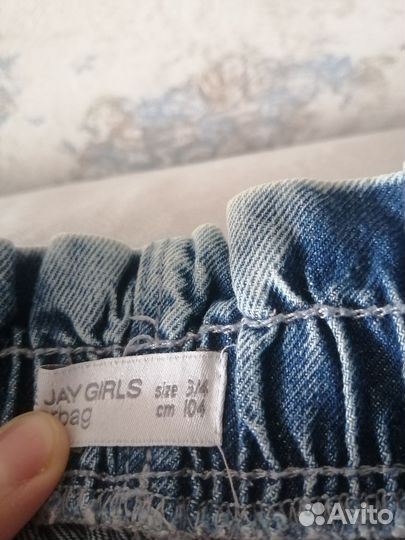 Джинсы для девочки gloria jeans 104