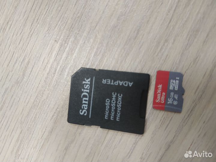 Карта памяти MicroSD 16 гб