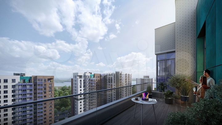 2-к. квартира, 56,1 м², 17/17 эт.