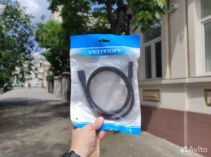 Кабель Vention 8K hdmi 2.1 1метр (aanbf) Black
