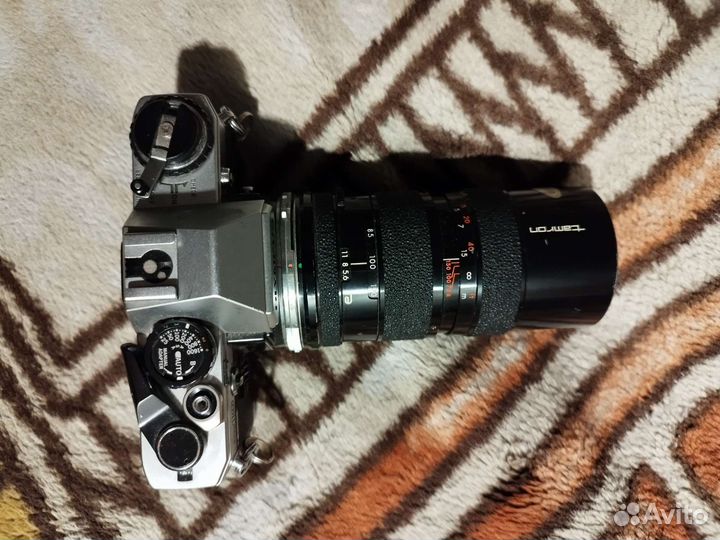 Плёночный Olympus OM 10+Tamron 70-150