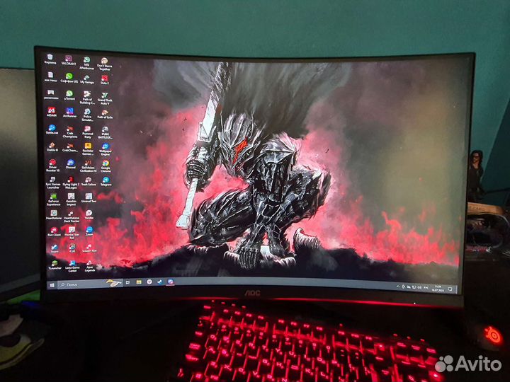 Монитор AOC C27G2ZU/BK черный