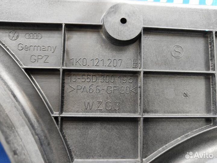 Вентилятор радиатора Skoda Yeti 5L 1.4 caxa 122