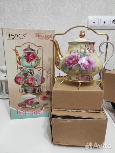 Чайный сервиз новый 6 персон