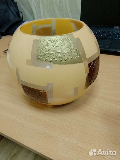 Ваза для цветов хрустальная