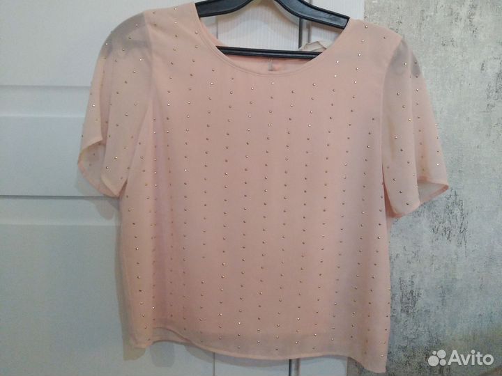 Блузка для девочки, нарядная, 9-10 лет