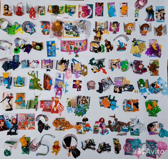 7 любых фигурок киндер в идеальном состоянии