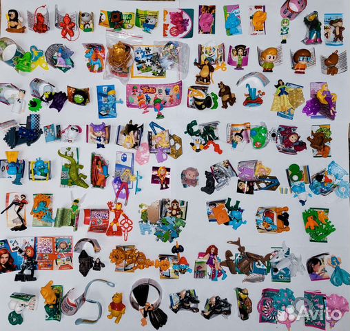 7 любых фигурок киндер в идеальном состоянии