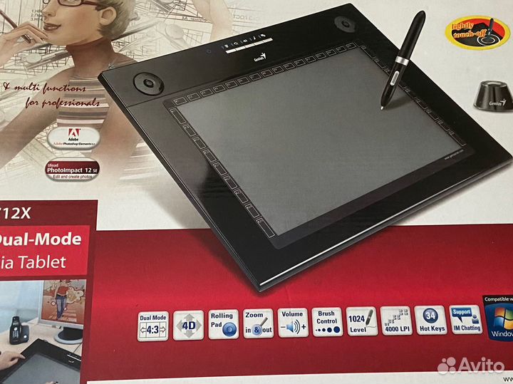 Графический планшет Genius G-pen M712X