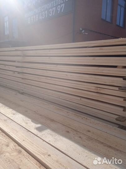 Доска обрезная 50x150x6000 мм