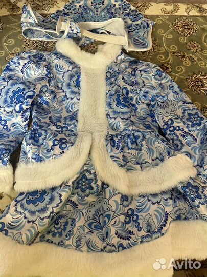 Костюм снегурочки детский