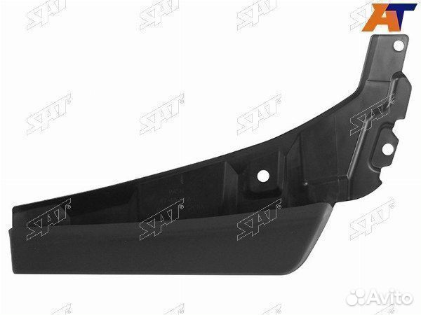 Брызговик mitsubishi pajero 06- передний LH перед