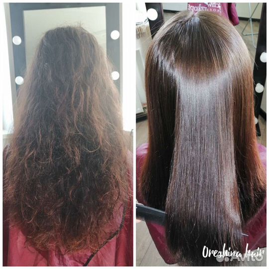 Кератин ботокс волос