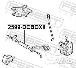 Трос внешней ручки замка двери fiat ducato russ