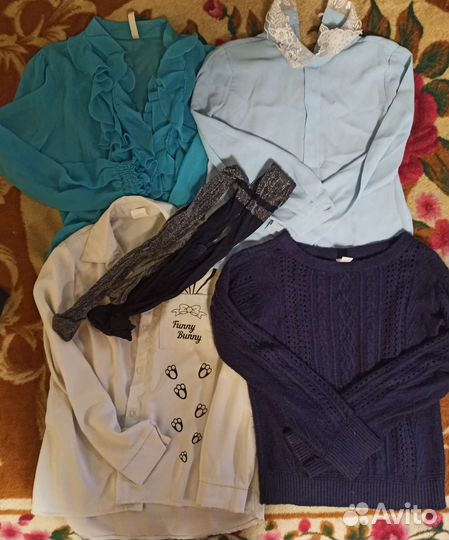 Вещи пакетом на девочку 128-140