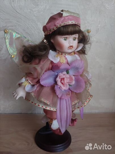 Кукла керамическая фарфоровая коллекционная
