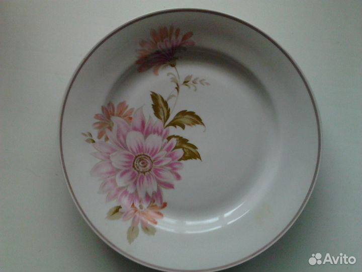 Тарелки столового сервиза фарфор Дулёво новые