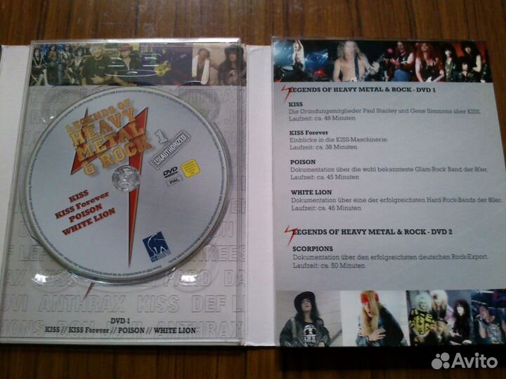 DVD Legends of Heavy Metal Rock