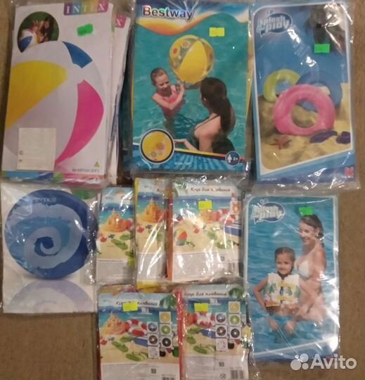 Надувные нарукавники, круги, мячи