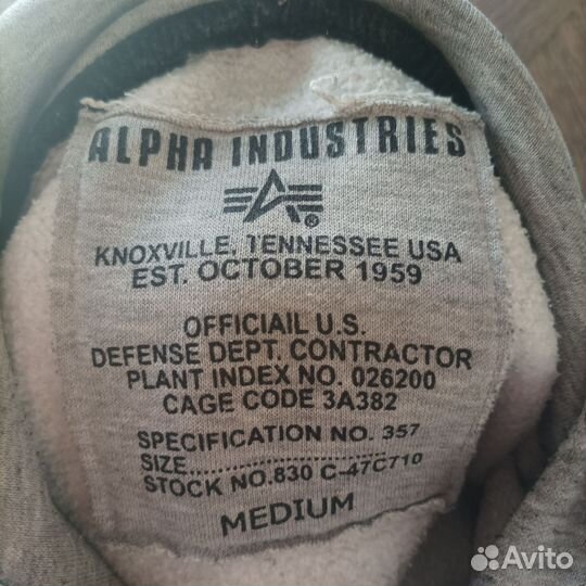 Худи alpha industries