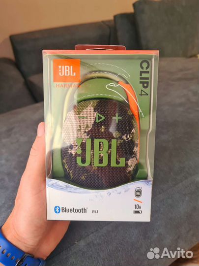 Новая jbl clip 4 на гарантии