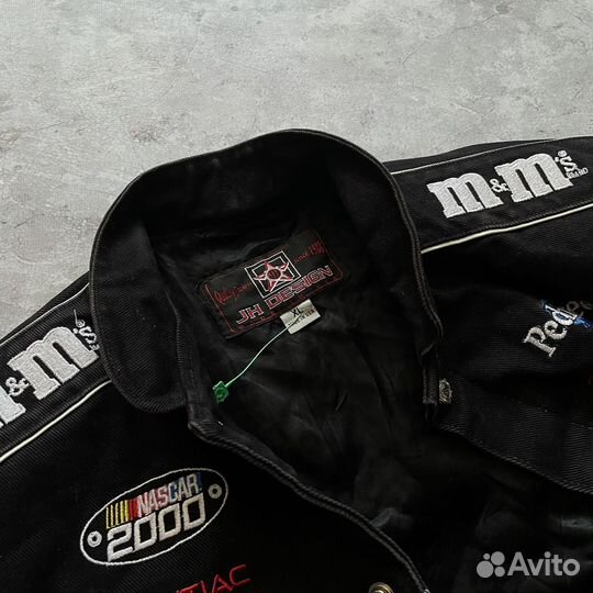 Винтажная куртка Nascar M&M Racing Team