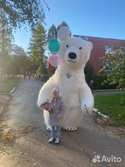 Ростовая кукла белого медведя 2.6 метра