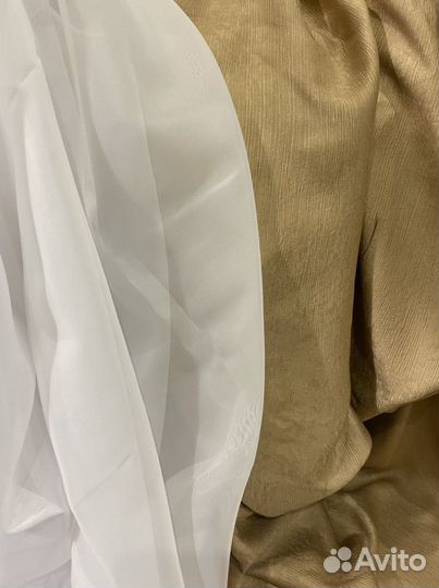 Продам портьеры блэк аут + тюль (комплект новый)