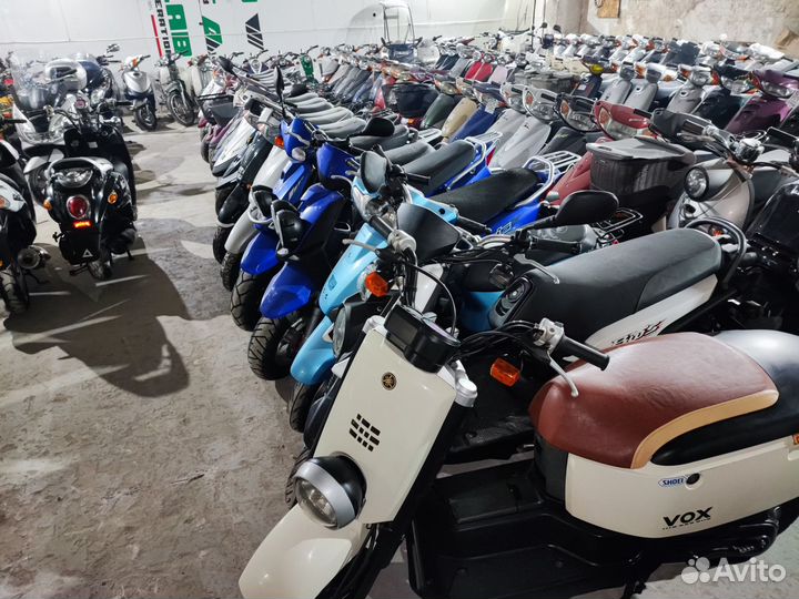 Скутеры с Гарантией 49 куб. см. Пробег по Японии