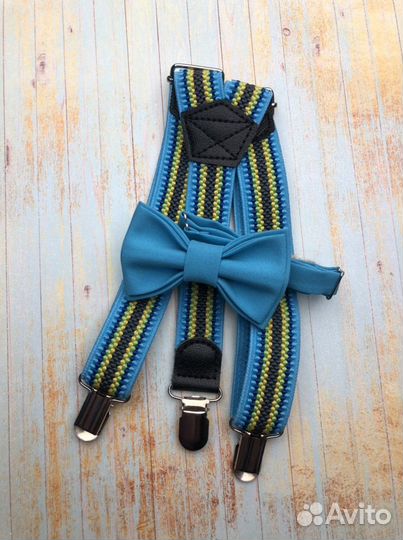 Галстук-бабочка+подтяжки (комплект) для малышей