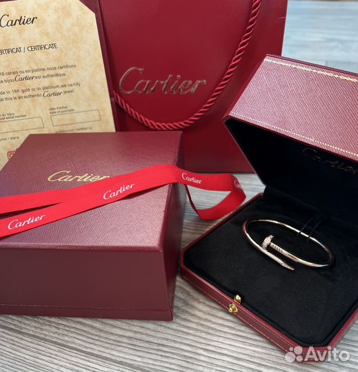 Золотой браслет cartier гаоздь 585 проба