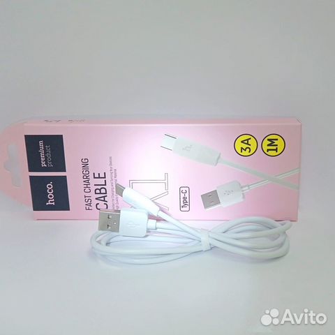 Кабель Hoco X1 Rapid Type-C белый 1м