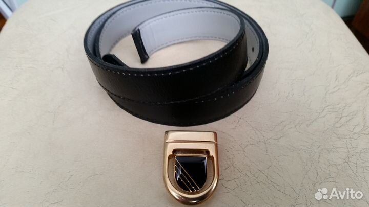 Ремень мужской чёрный 2 в 1 новый