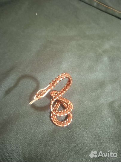 Статуэтка змеи. Медь