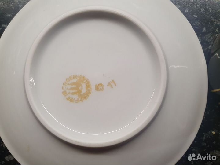 Кофейный сервиз Freiberger Porzella ГДР СССР