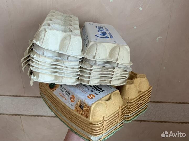 Упаковка Лотки от яиц картон 30 яиц, 10 яиц