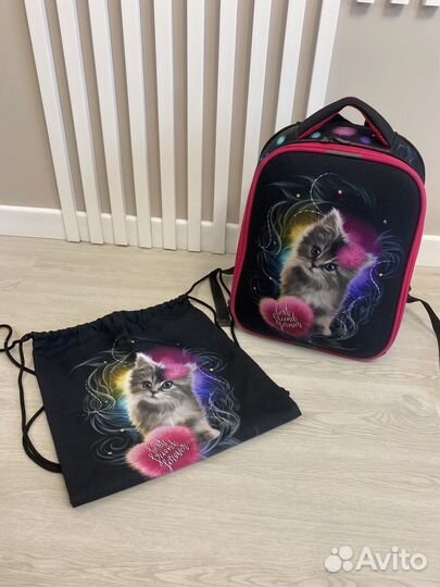 Рюкзак школьный для девочки ортопедический