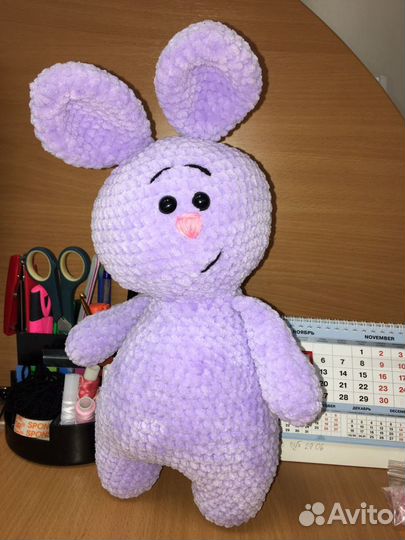 Плюшевый зайка и котик