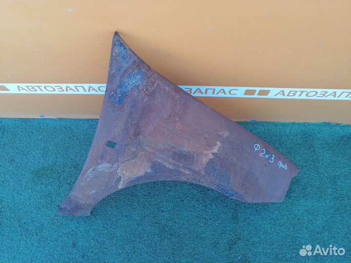 Крыло переднее правое Renault Logan 1 Фаза 2 Логан