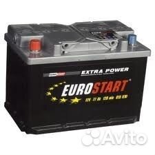 Б/у аккумулятор eurostart 60 ah