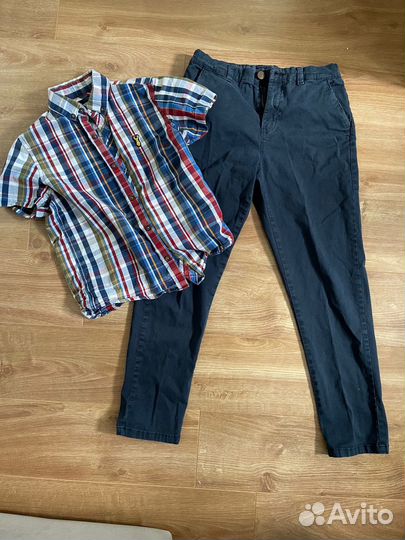 Рубашка и брюки next р.140