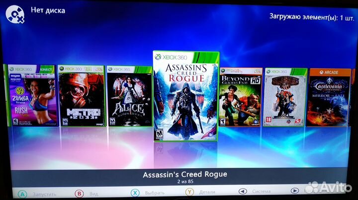 Xbox 360S 320 Гб + 80 игр