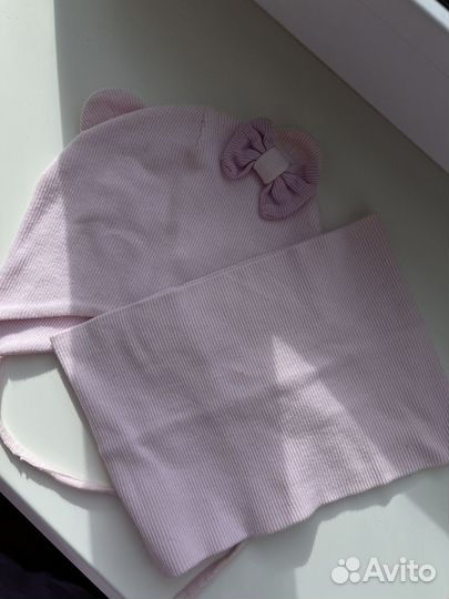 Шапка и снуд для девочки