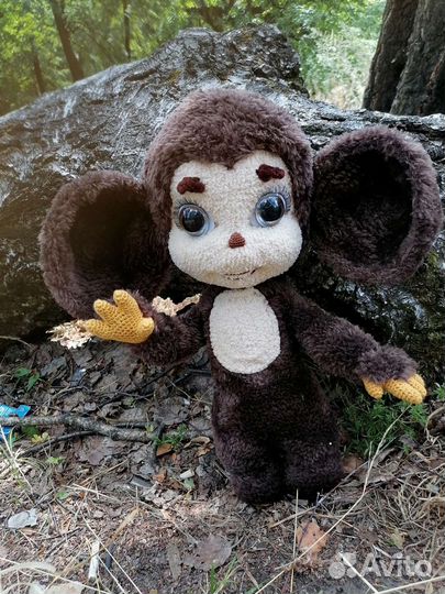 Чебурашка. Игрушка крючком