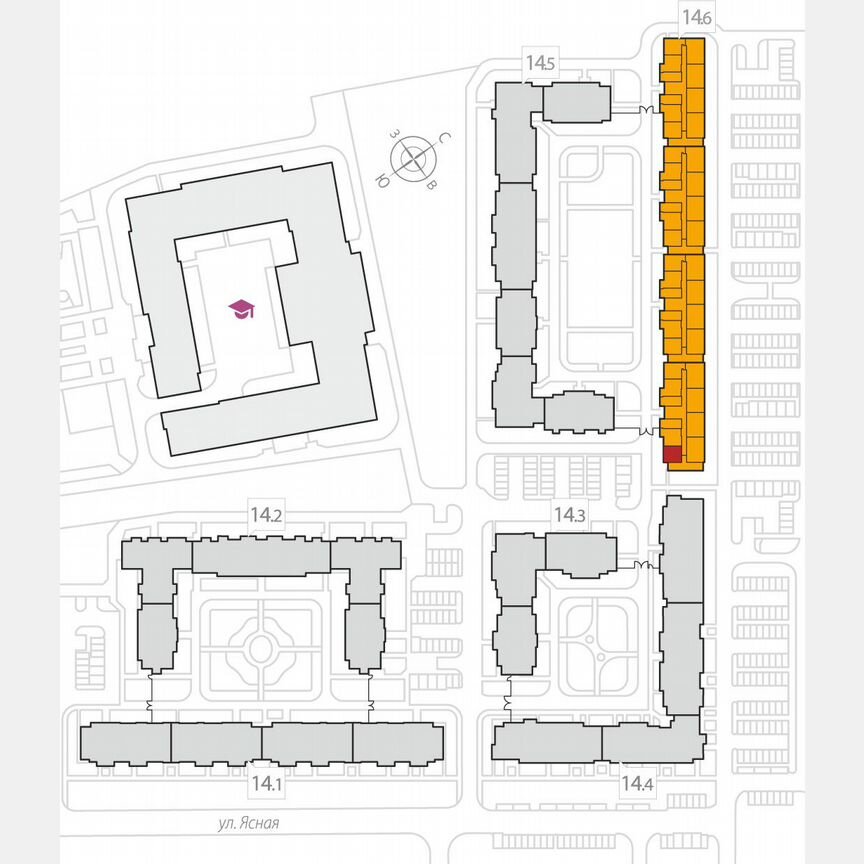 1-к. квартира, 36,9 м², 7/8 эт.