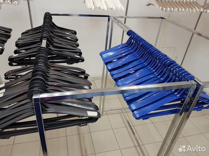 Плечики для верхней одежды чёрн. 185 шт